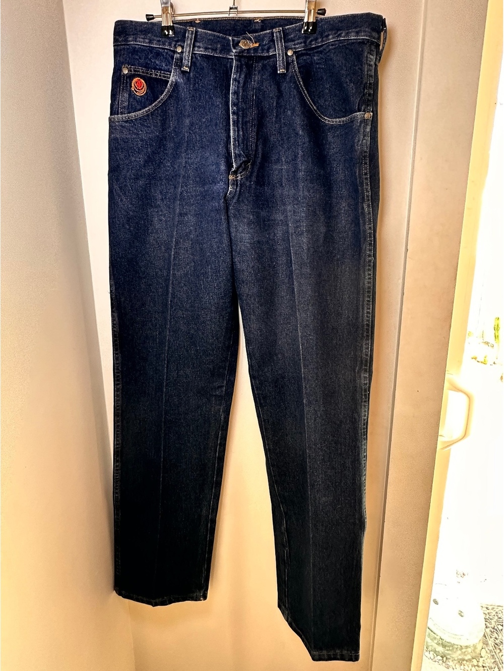 Twenty X Twenty Jeans Men’s 34x32 Dark Wash Straight Leg Vintage Denim